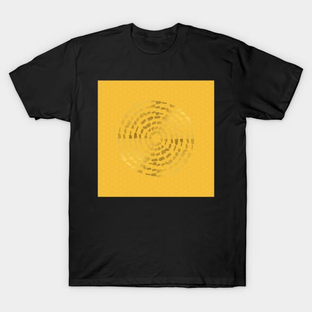 Golden Circle T-Shirt by Bluewave21